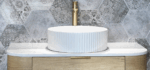 Marlo Round 400x400x125  Fluted Basin
