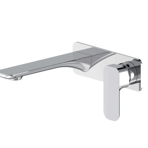 Oskar Wall Basin Mixer Chrome