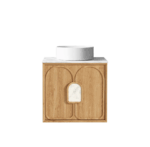 Laguna Mark II 750mm Woodland Oak Wall Hung Vanity - Image 4