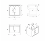 Laguna Mark II 750mm Woodland Oak Wall Hung Vanity - Image 12