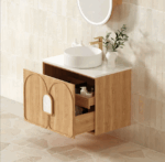 Laguna Mark II 750mm Woodland Oak Wall Hung Vanity - Image 5