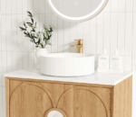 Laguna Mark II 750mm Woodland Oak Wall Hung Vanity - Image 7