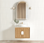 Laguna Mark II 750mm Woodland Oak Wall Hung Vanity