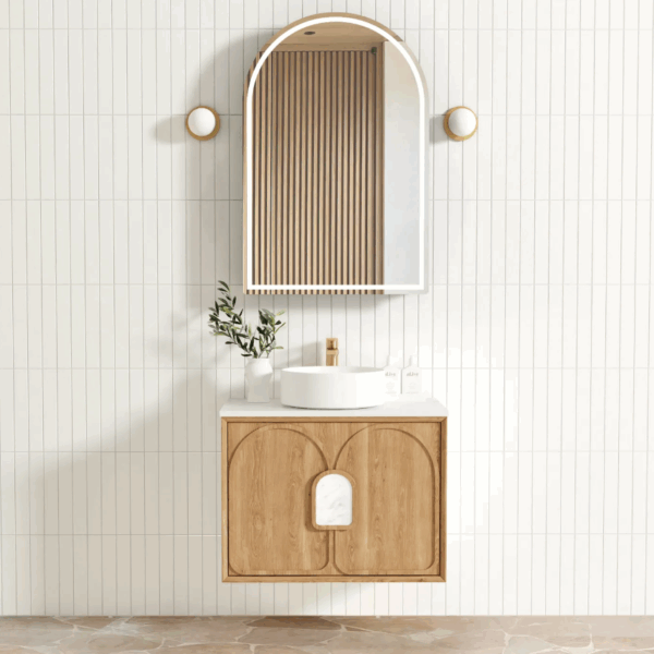 Laguna Mark II 750mm Woodland Oak Wall Hung Vanity