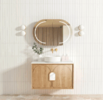 Laguna Mark II 900mm Woodland Oak Wall Hung Vanity