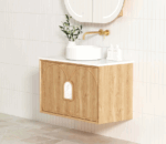 Laguna Mark II 900mm Woodland Oak Wall Hung Vanity - Image 11