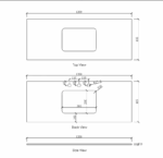 Laguna Mark II 1200mm Woodland Oak Wall Hung Vanity - Image 14