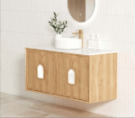 Laguna Mark II 1200mm Woodland Oak Wall Hung Vanity - Image 8