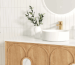 Laguna Mark II 1200mm Woodland Oak Wall Hung Vanity - Image 3