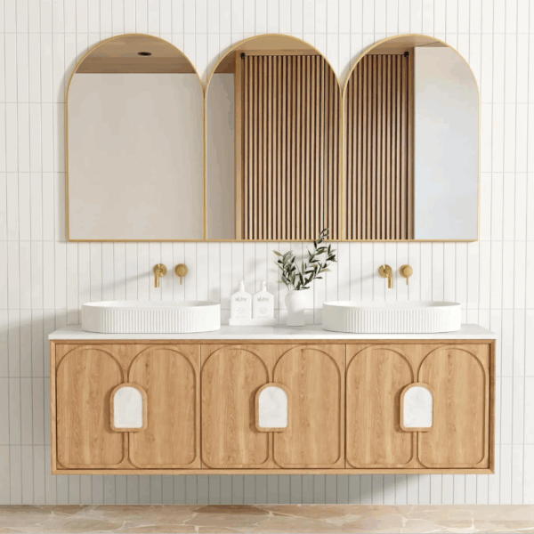 Laguna Mark II 1800mm Woodland Oak Wall Hung Vanity