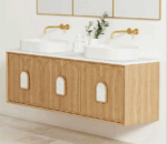 Laguna Mark II 1800mm Woodland Oak Wall Hung Vanity - Image 3
