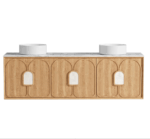 Laguna Mark II 1800mm Woodland Oak Wall Hung Vanity - Image 4