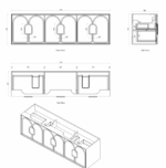 Laguna Mark II 1800mm Woodland Oak Wall Hung Vanity - Image 7