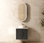 Laguna Mark II 600mm Black Oak Wall Hung Vanity - Image 2