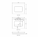 Laguna Mark II 600mm Black Oak Wall Hung Vanity - Image 10