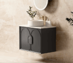 Laguna Mark II 750mm Black Oak Wall Hung Vanity - Image 8