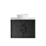 Laguna Mark II 750mm Black Oak Wall Hung Vanity - Image 5