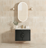 Laguna Mark II 750mm Black Oak Wall Hung Vanity - Image 3