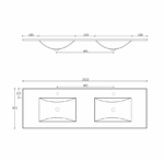 Laguna Mark II 1500mm Black Oak Wall Hung Vanity - Image 16