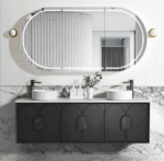 Laguna Mark II 1800mm Black Oak Wall Hung Vanity