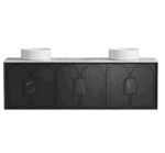 Laguna Mark II 1800mm Black Oak Wall Hung Vanity - Image 4