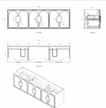 Laguna Mark II 1800mm Black Oak Wall Hung Vanity - Image 8