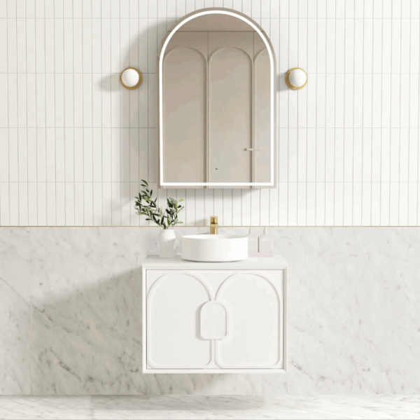 Laguna Mark II 750mm Matte White Wall Hung Vanity