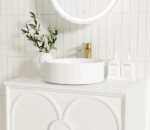 Laguna Mark II 750mm Matte White Wall Hung Vanity - Image 7
