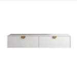 Moonlight 1200mm White Wall Hung Cabinet - Image 5