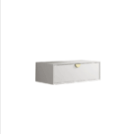 Moonlight 900mm White Wall Hung Cabinet - Image 4