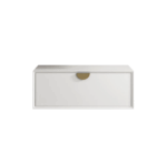 Moonlight 750mm White Wall Hung Cabinet - Image 5