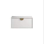 Moonlight 600mm White Wall Hung Cabinet - Image 6