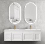 Hampton Mark II 1500mm Satin White Wall Hung Vanity - Image 2