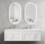 Hampton Mark II 1200mm Satin White Wall Hung Vanity