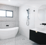 Marlo 1200mm Matte Black Wall Hung Vanity - Image 3