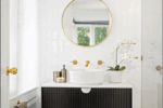 Marlo 900mm Matte Black Wall Hung Vanity - Image 5