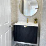 Marlo 750mm Matte Black Wall Hung Vanity - Image 9