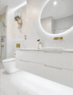 Noosa 1500mm Satin White Wall Hung Vanity - Image 7