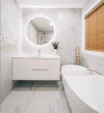 Noosa 1200mm Satin White Wall Hung Vanity - Image 5