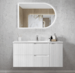 Noosa 1200mm Satin White Wall Hung Vanity