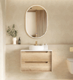 Byron 750mm Natural Oak Wall Hung Vanity - Image 2