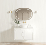 Laguna Mark II 900mm Matte White Wall Hung Vanity