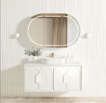 Laguna Mark II 1200mm Matte White Wall Hung Vanity - Image 2