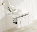 Laguna Mark II 1200mm Matte White Wall Hung Vanity - Image 6