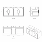 Laguna Mark II 1200mm Matte White Wall Hung Vanity - Image 16