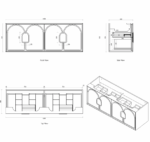 Laguna Mark II 1500mm Matte White Wall Hung Vanity - Image 12