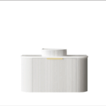 Bondi 900mm Satin White Fluted Wall Hung Curve Vanity - Image 10