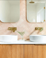 Bondi 1500mm Woodland Oak Fluted Curve Vanity - Image 7