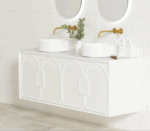 Laguna Mark II 1800mm Matte White Wall Hung Vanity - Image 6