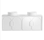 Laguna Mark II 1800mm Matte White Wall Hung Vanity - Image 4